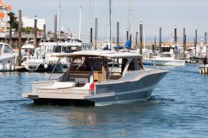 bateau dans un port-bassin d'arcachon