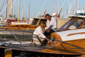 couple sur bateau