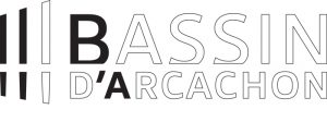 Logo noir et blanc Marque Bassin d'Arcachon